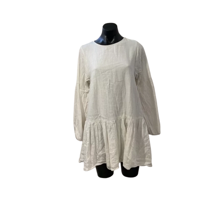 Billabong Womens  Size M Babydoll Dress White 