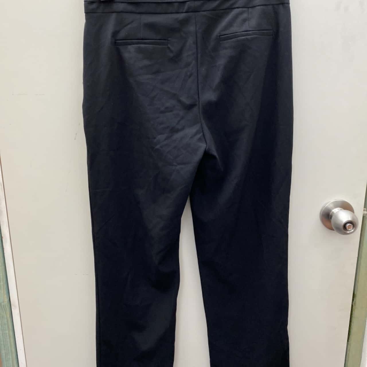 Rockmans Womens Size 8 Bootcut Pants Black (s)