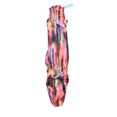 knee length dresses for ladies St Barts Strapless Maxi Dress in Multi – General Pants Co