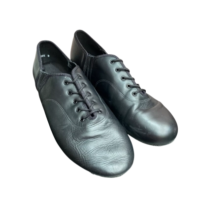 Freed of London Reflex Unisex  Jazz Shoe in  Black Leather Size 9