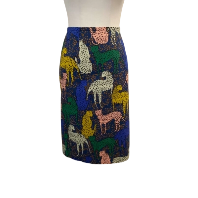 Gorman Womens  Size 6 A-Line Skirt / Pencil Skirt Animal print / Multicoloured 