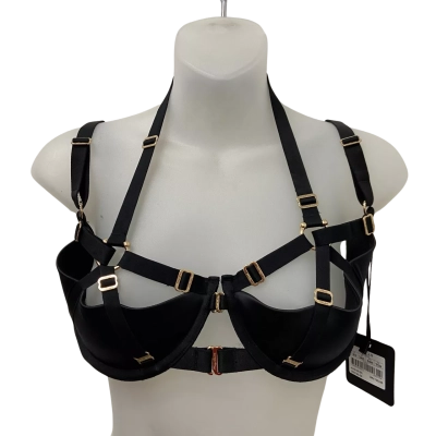 Honey Birdette Womens  Size 12G Bra Black  