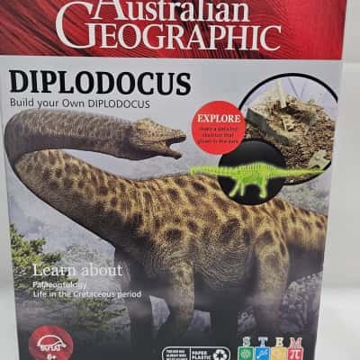 Australian geographic    build you own Diplodocus