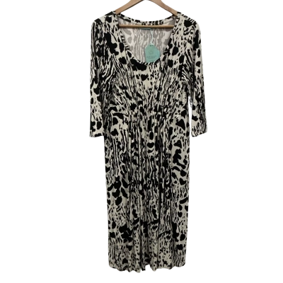 Blue Illusion Womens Size L Casual Dress Black / White 