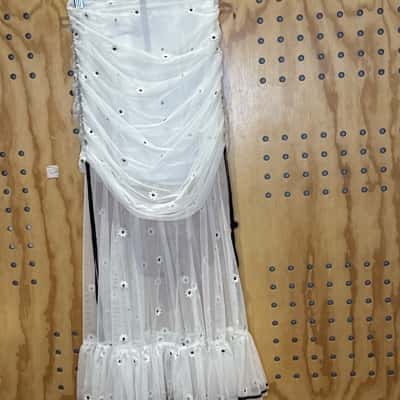 Alice McCall Womens  Size 4 Midi Skirt White 