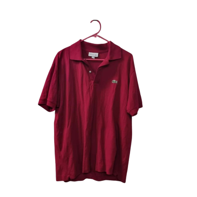 Lacoste Men's Size L Polo Top in Red 