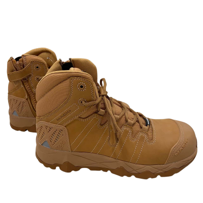Mack - Octane Lace Up Safety Boot with Zip Ortholite - US Size 10.5