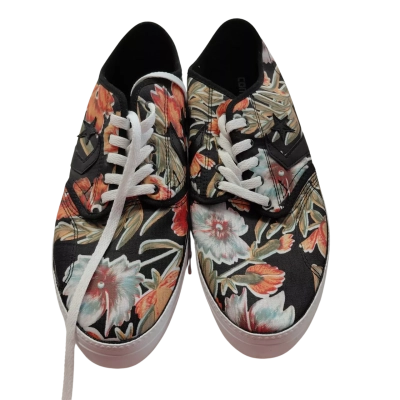 Converse Mens  Size 13 Sneakers Black  / Floral 