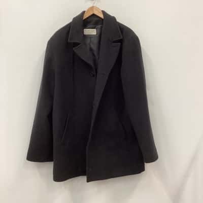  Mens Stuart Lord Size S Winter Coat Black  