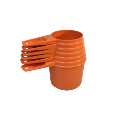 Tupperware Orange Measuring Cups 