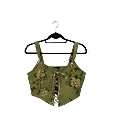 Cider Size M Green / Olive bustier top