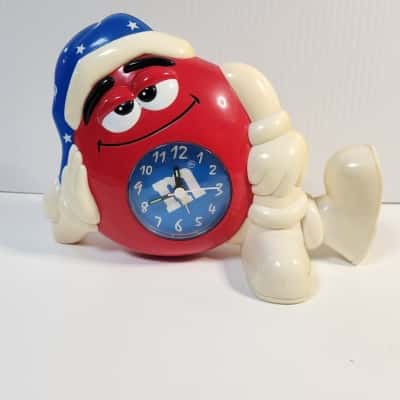 vintage M&M's collectible alarm clock