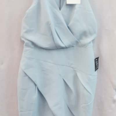 Cooper St Womens  Size 12 Bodycon/ Shoestring Strap Dress Blue 