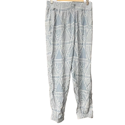 BNWT San Cerre Womens Size XL Blue Pattern Pants 