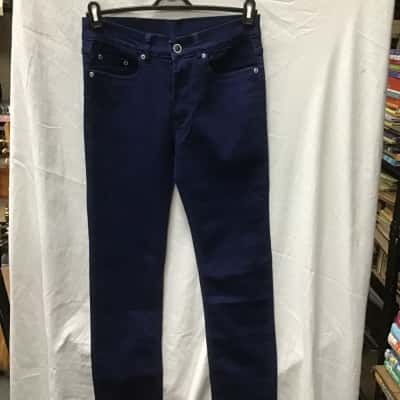 Armani Jeans Mens Stretch Jeans Navy Blue 