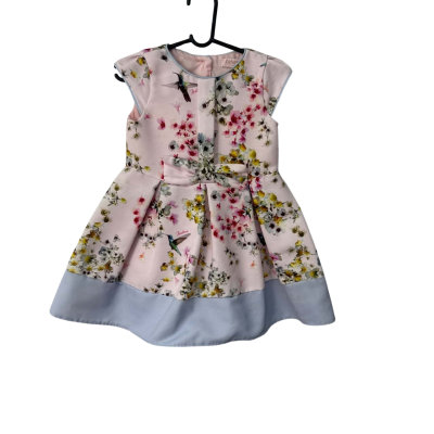 Ted Baker Size 18-24m Pink  fully lined dress
