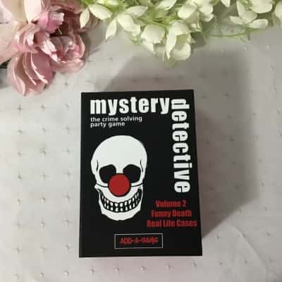 Add-A-Game Mystery Detective Volume 2 Funny Death Real Life Cases Party Card