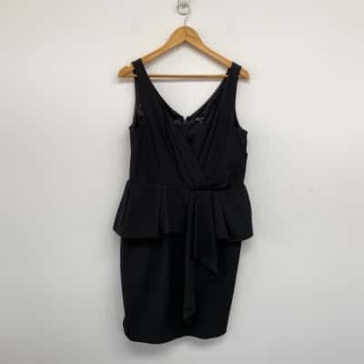 City Chic Black Beauty Sleeveless Mini Dress  Size S