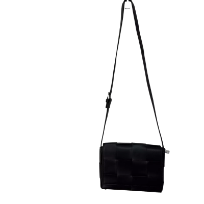 Jo Mercer leather Cross Body Bag Black  21cm by 16cm