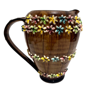 Vintage Fratelli Fanciullacci 1970’s Italian Majolica jug 16cm