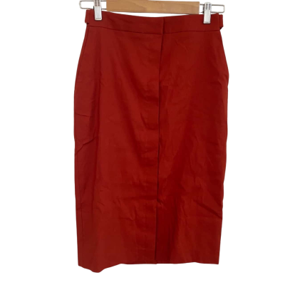 David Lawrence Womens  Size 6 Pencil Skirt Orange 