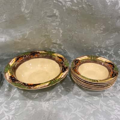 Vintage Myott Son & Co “Countryside” Bowl Set