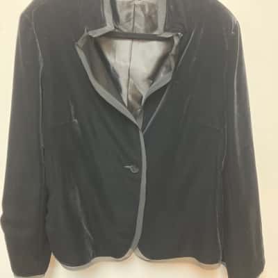 Carla Zampatti Womens  Size 14 Blazer Black  