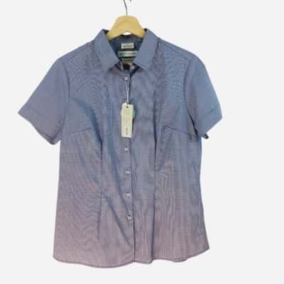  Biz Collection - French Blue  Ladies Jagger S/S Shirt (Size 12)
