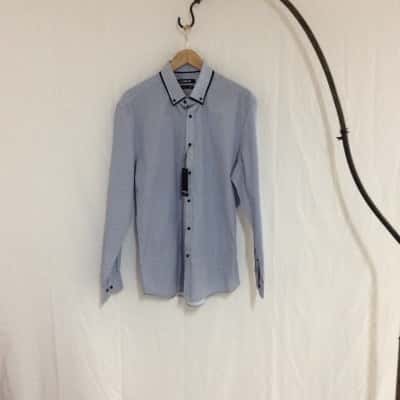 Connor Men’s Size L Business Shirt Blue / White 