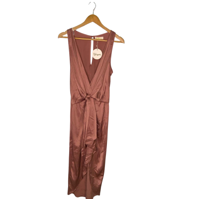 Blossom Womens  Size 8 Maxi Dress Brown 