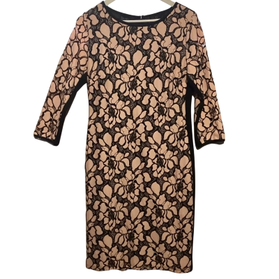 Foil Clothing Womens  Size 12 Cocktail Dress Black  / Pattern / Pink  