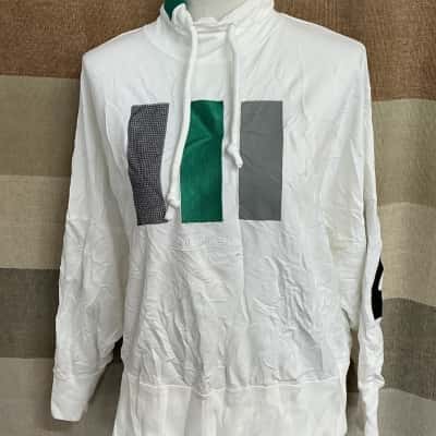 Adidas Womens  Size 12 Roll Neck Jumper White 