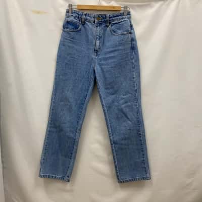 Kookai Women's Cotton Denim Pants Size 36 Blue 