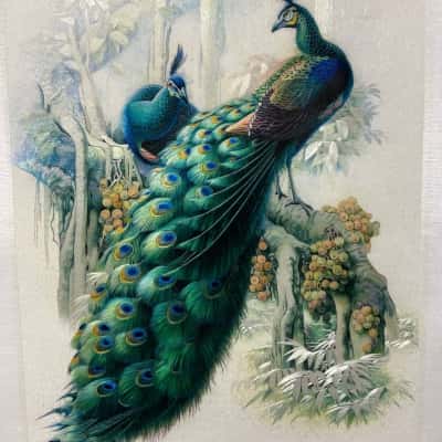 Gaorong - Stunning and rare decorative embroidered wall hanging or framed art piece 