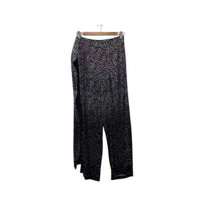 David Lawrence Womens  Size 8 Ankle Length Pants Black  / Polka Dot / White 