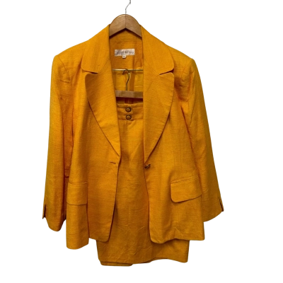 Michael Kofteros Womens  Size 12 Gold / Yellow suit 