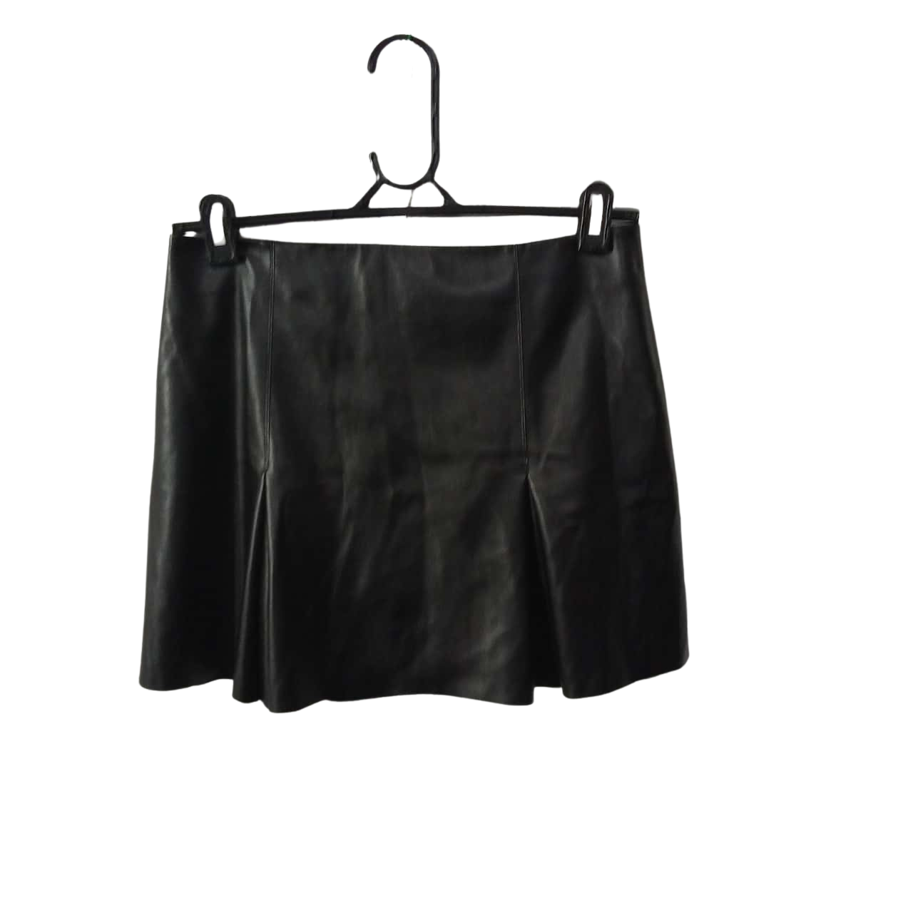 Glassons Ladies Black Leather Look Mini Skirt Size 10 NWT RRP 49.99(s)