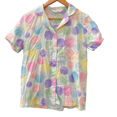 Peter Alexander PJ Set Size S Pale Blue/ Aqua/ Pattern