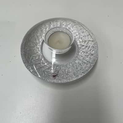 Orrefors crystal voltive candle holder