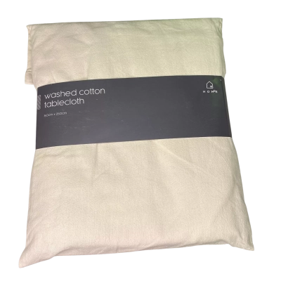 Target washed Cotten tablecloth 