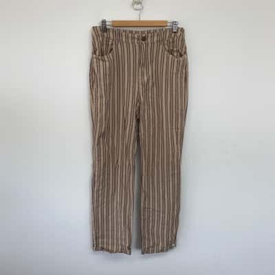 Rhythm Coc Striped Luna Pants Size 14 