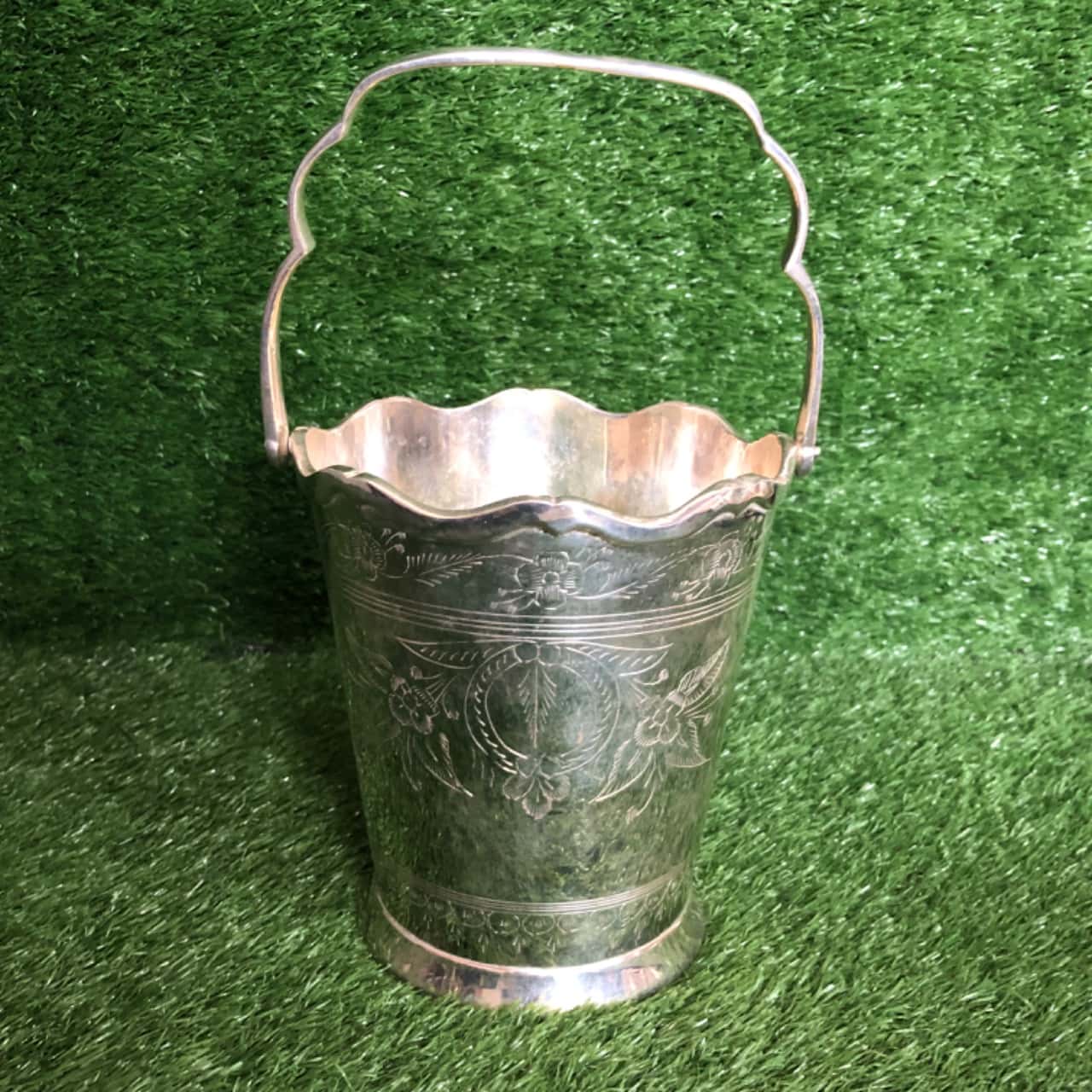 Embossed Silver Ice Bucket (s)
