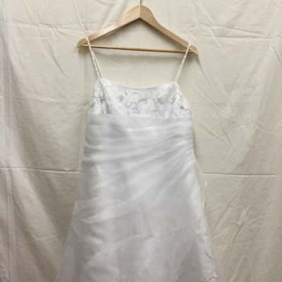 Peter Trends Womens Size 20 Wedding Dress White 