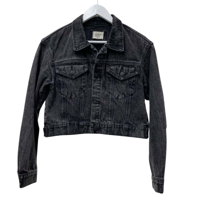 Insight Womens Size S Denim Jacket Grey 