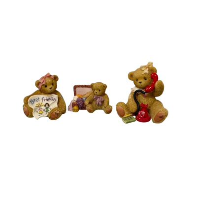 Cherished Teddies by Priscilla Hillman x 3 