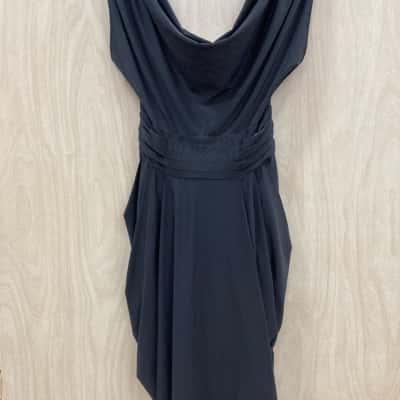 Wayne Cooper Womens Size 10 Black Cocktail Dress 7 