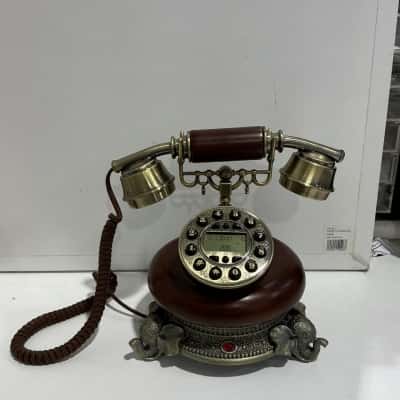 Wooden Retro Landline Telephone