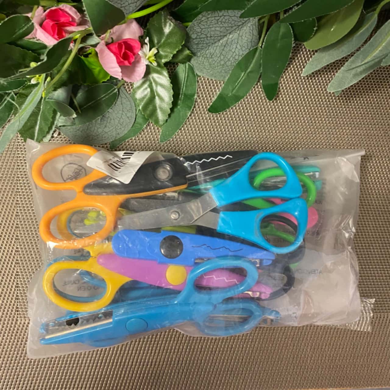 Variety pack of unique shaped scissors.
