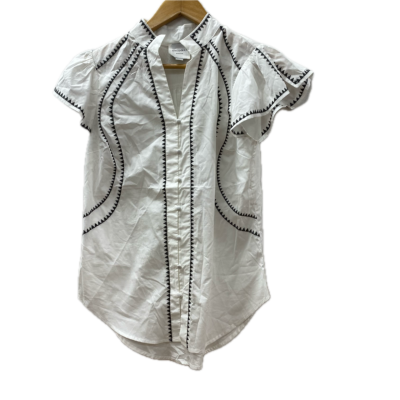 Once/Was Womens  Top Size 0 Black  / White 