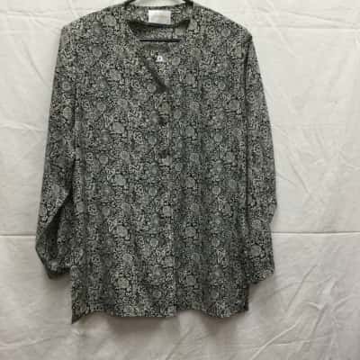 Pelaco Collection Womens Size 16 Black Shirt